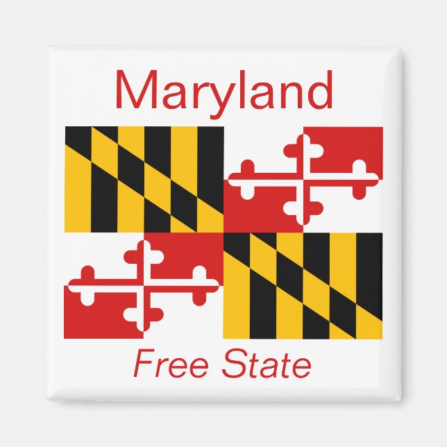 Maryland Flag Magnet (Front)