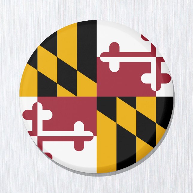 Maryland flag & Maryland, USA holiday/sports Magnet (Creator Uploaded)