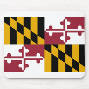 Maryland flag mouse pad
