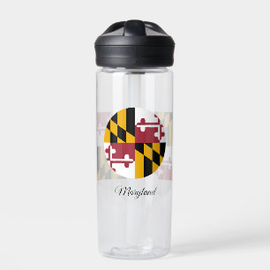 Maryland Flag, Patriotic USA, Maryland Water Bottle