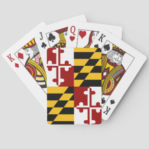 Maryland flag playing cards
