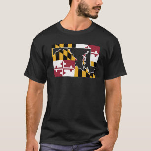 Maryland flag/State (large) T-Shirt