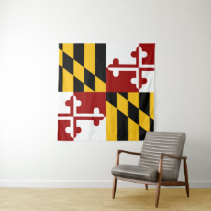 Maryland flag tapestry