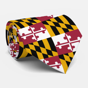 Maryland Flag Tie
