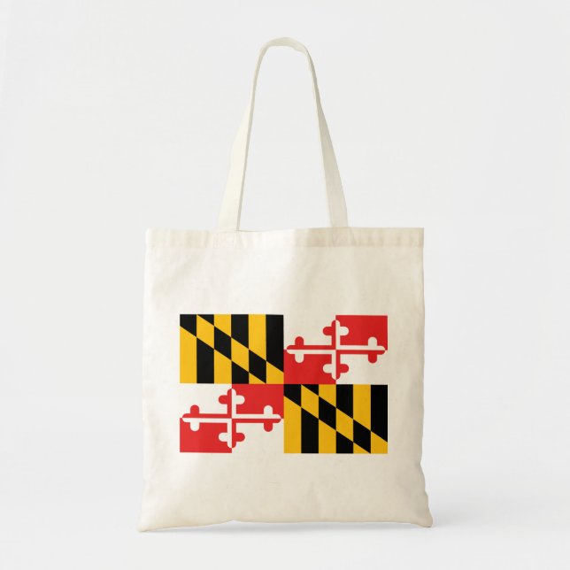 Maryland Flag Tote Bag (Front)