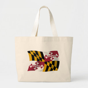 Maryland Flag Tote Bag