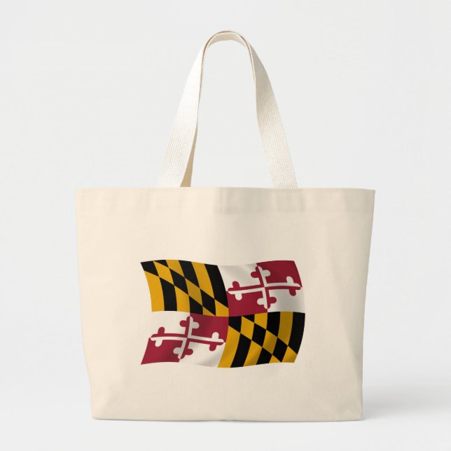Maryland Flag Tote Bag (Front)