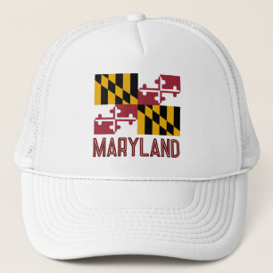 Maryland Flag Trucker Hat