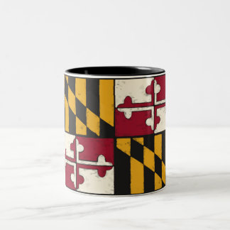Maryland Flag Two-Tone Coffee Mug