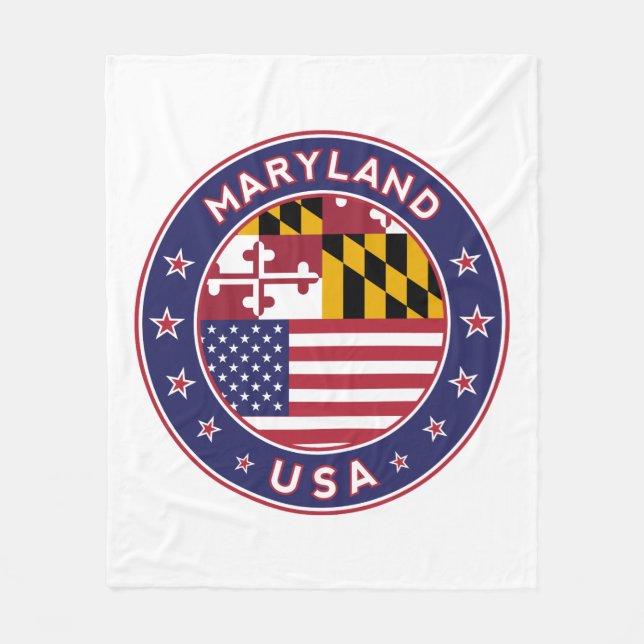 Maryland Fleece Blanket (Front)
