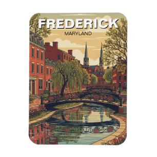 Maryland Frederick Historic District Travel Magnet