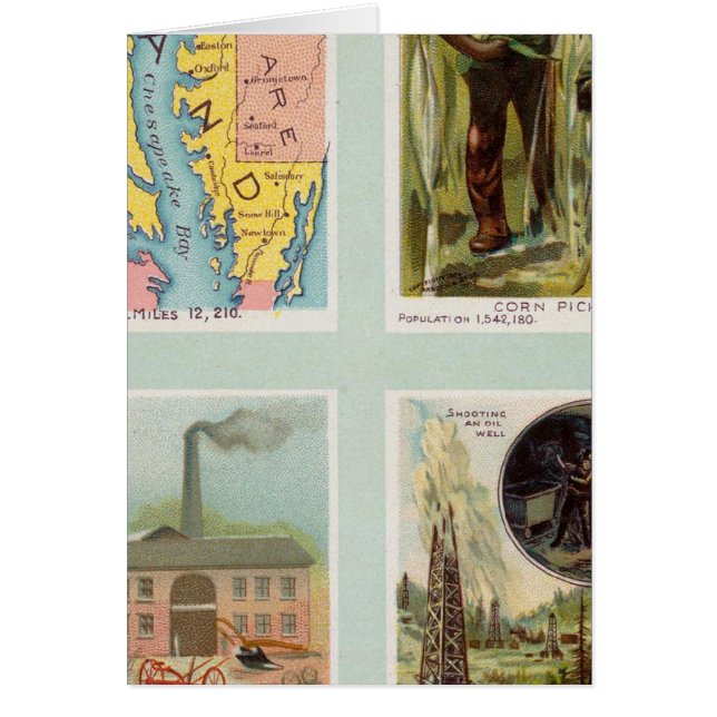 Maryland, Georgia, Illinois, Pennsylvania (Front)