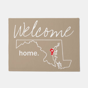 Maryland Home County Door Mat - Anne Arundel Co.