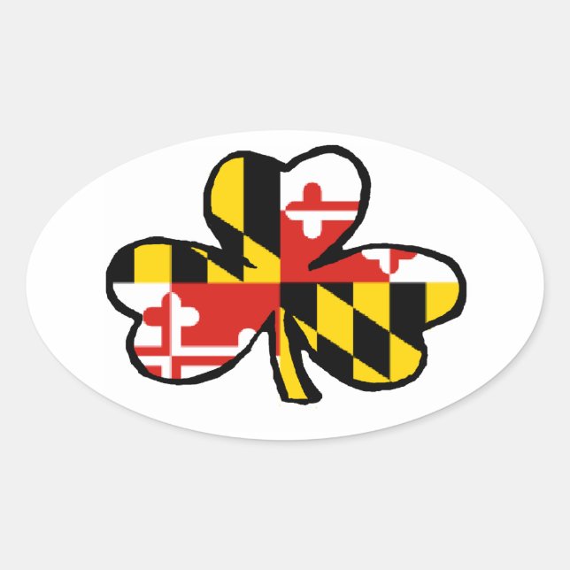 Maryland Irish Sticker (Front)