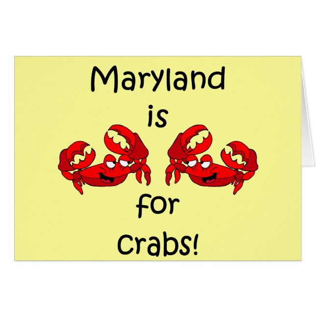 Maryland is for Crabs (Front Horizontal)