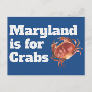 Maryland is for Crabs Postcards