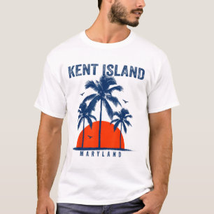 Maryland Kent Island Ocean Surfing Surfboarding T-Shirt