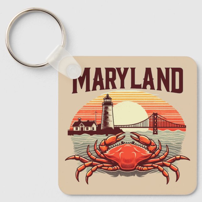 Maryland Key Ring (Front)