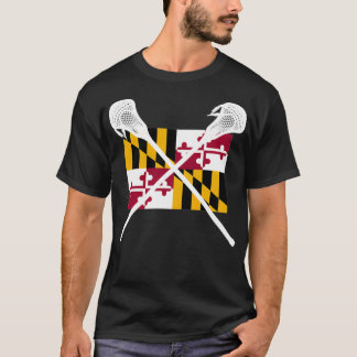 Maryland Lacrosse Shirt Lax MD State Team Player F