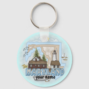 Maryland Lighthouse  keychain