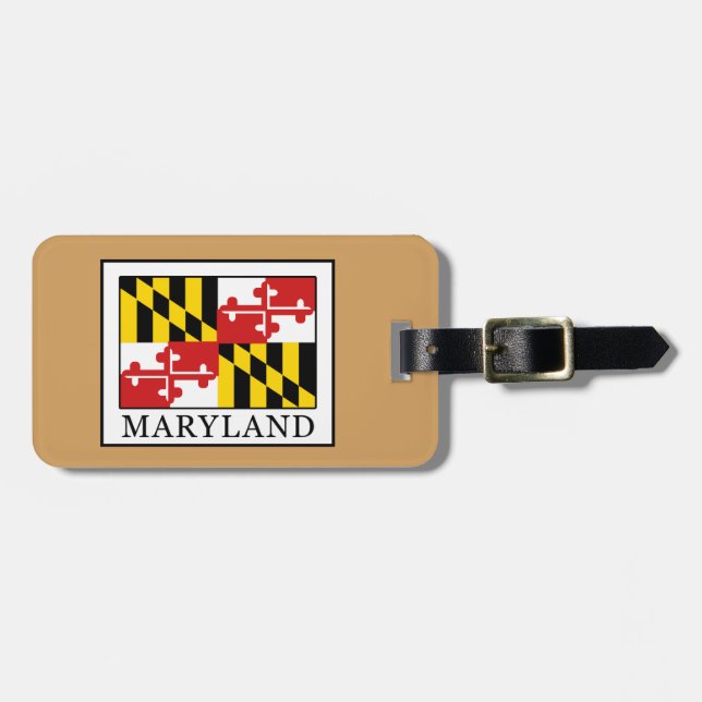 Maryland Luggage Tag (Front Horizontal)