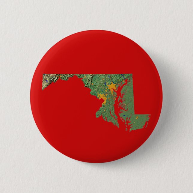 Maryland Map Button (Front)