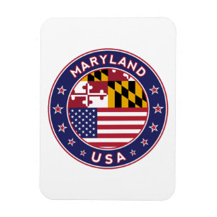 Maryland, Maryland sticker, phone case, bag Magnet