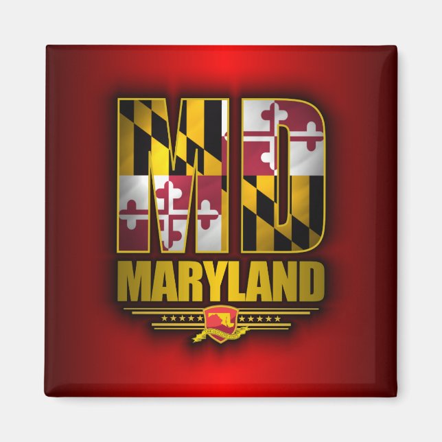 Maryland (MD) Magnet (Front)