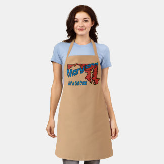 Maryland MD US Motto ~ We've Got Crabs Apron