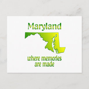 Maryland Memories Postcard