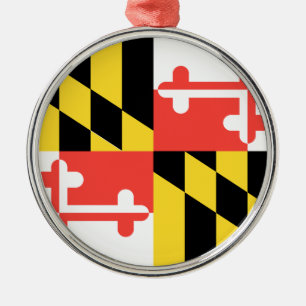 MARYLAND METAL TREE DECORATION