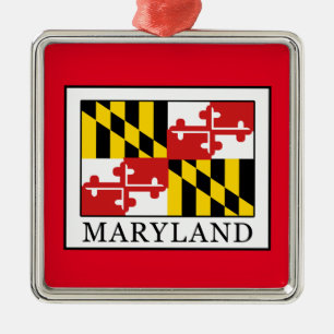 Maryland Metal Tree Decoration