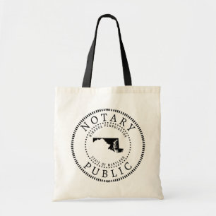 Maryland Notary Public Personalised Tote Bag