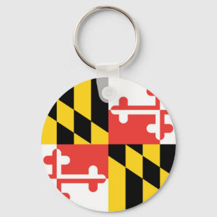Maryland  Official State Flag Key Ring