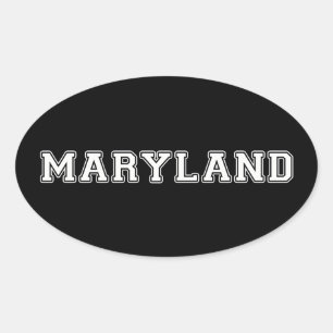Maryland Oval Sticker