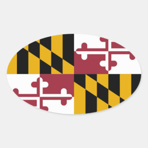 Maryland Oval Sticker