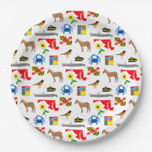 Maryland Paper Plate