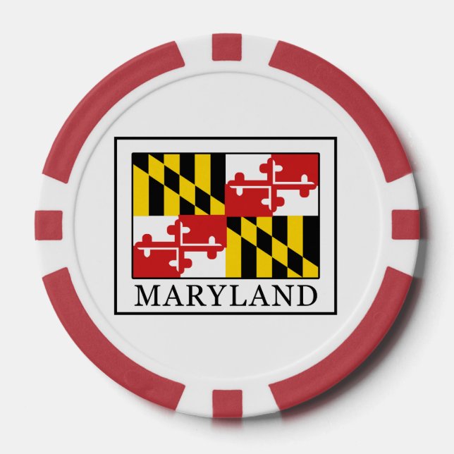 Maryland Poker Chips (Front)