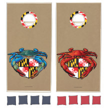 Maryland Red and Blue Crab Crest