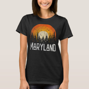 Maryland Retro Style Vintage 70s 80s Men Women T-Shirt