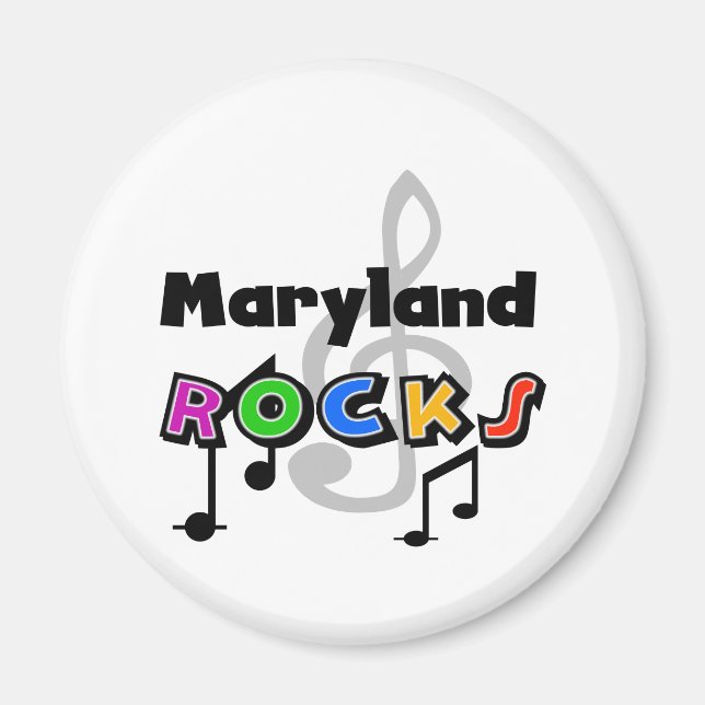 Maryland Rocks Magnet (Front)