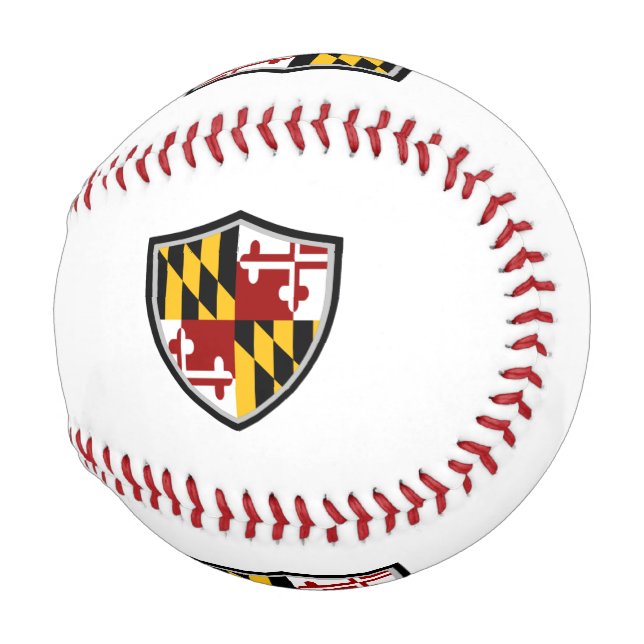 Maryland shield flag baseball (Front Right)