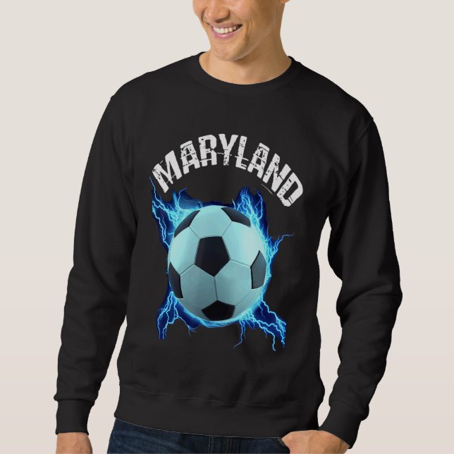 Maryland Soccer Retro Sweatshirt (Front)