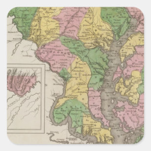 Maryland Square Sticker