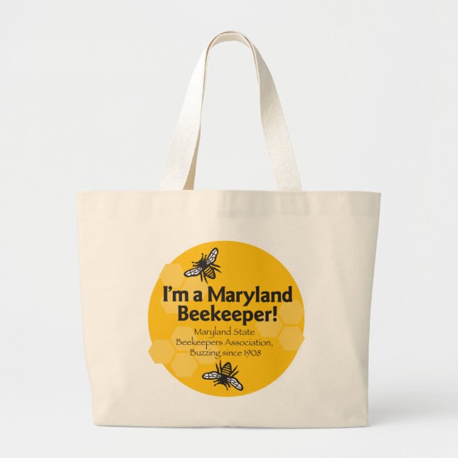 Maryland State Beekeepers Association Tote Bag (Front)