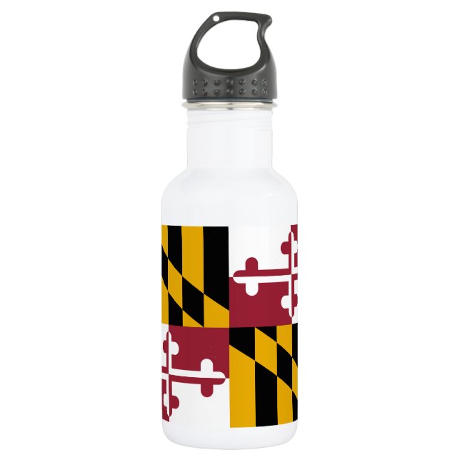 Maryland State Flag 532 Ml Water Bottle (Front)
