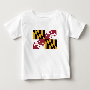 Maryland State Flag Baby T-Shirt