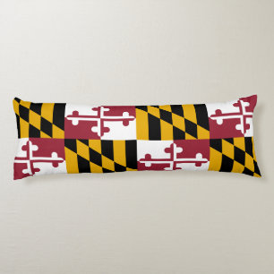 Maryland State Flag Body Cushion