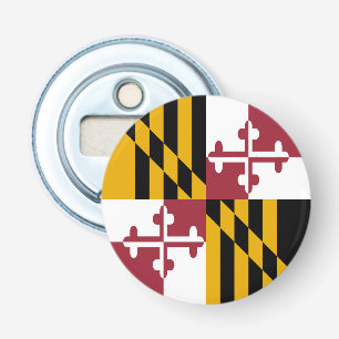 Maryland State Flag Bottle Opener