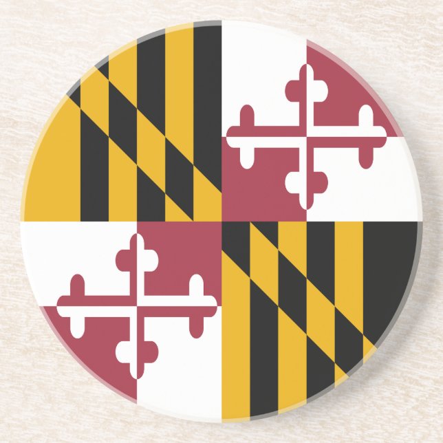 Maryland State Flag Coaster (Front)